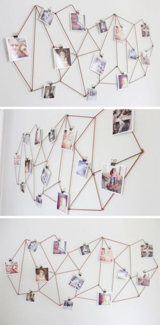 Mural de fotos: criativo