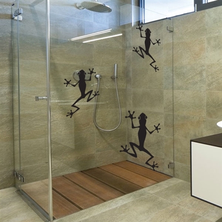 Dica de box com adesivos divertidos