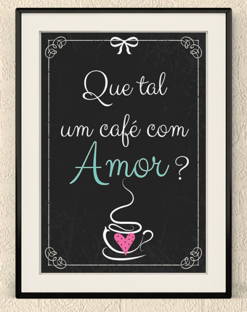 quadros com frases para cozinha