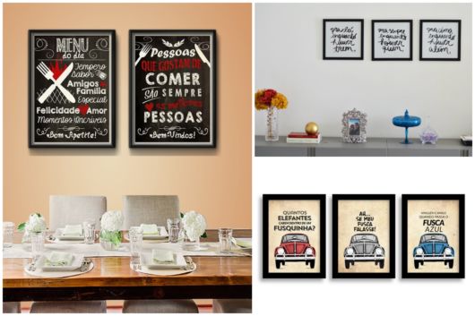 Quadros com frases