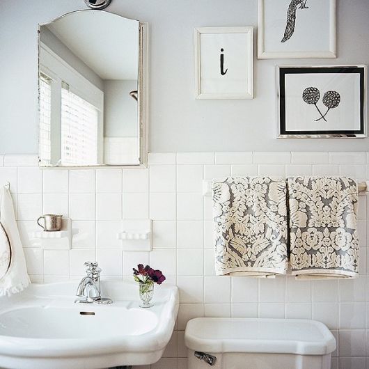 Revestimento para Banheiro branco