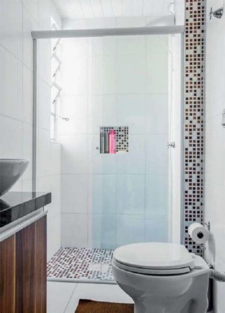 Revestimento para banheiro pequeno