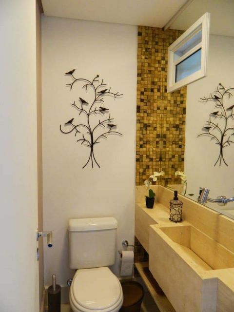 Revestimento para banheiro pequeno