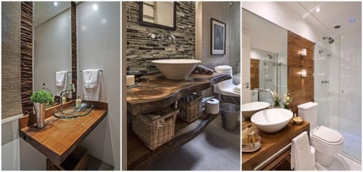 modelos de bancada de madeira