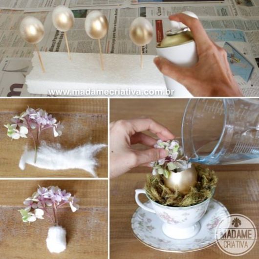 arranjo de páscoa simples