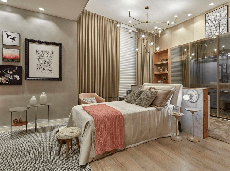 pisos para quarto de solteiro feminino