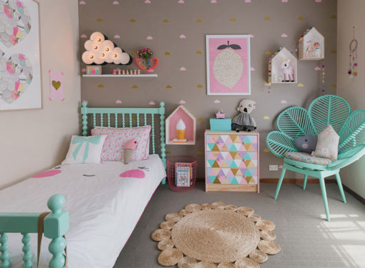 pisos para quarto de solteiro feminino