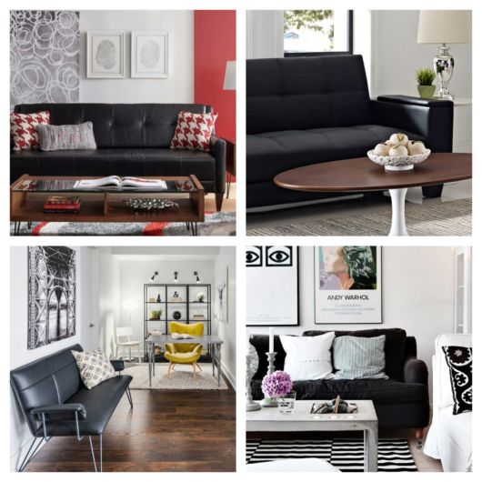 Decoração com sofá preto – 70 Modelos em salas lindas e elegantes!