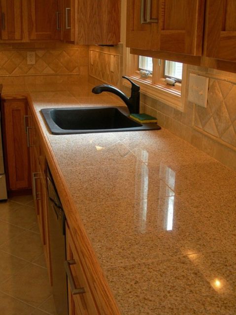 Bancada de cozinha: porcelanato