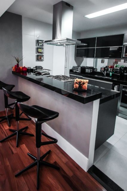 Bancada de cozinha: cozinha americana