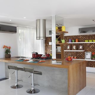 Bancada de cozinha: cozinha americana