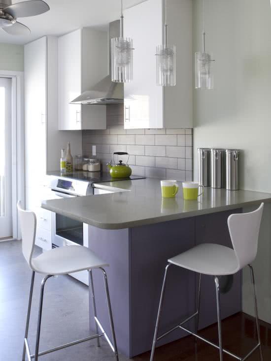 Bancada de cozinha: cozinha americana