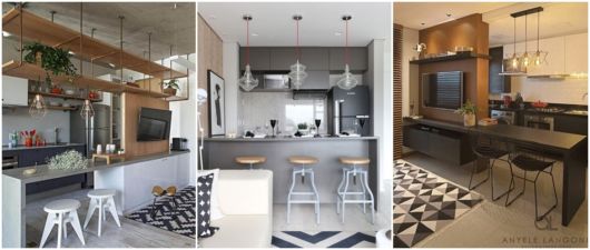 projetos de cozinha com sala integrada