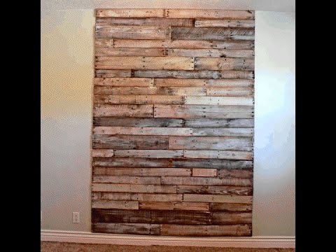 Decoração com paletes: na parede