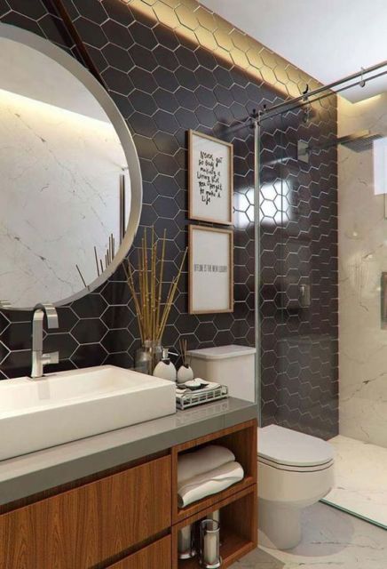 quadros com frases para banheiro