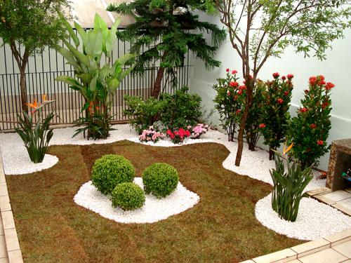Jardins pequenos em canto de muro