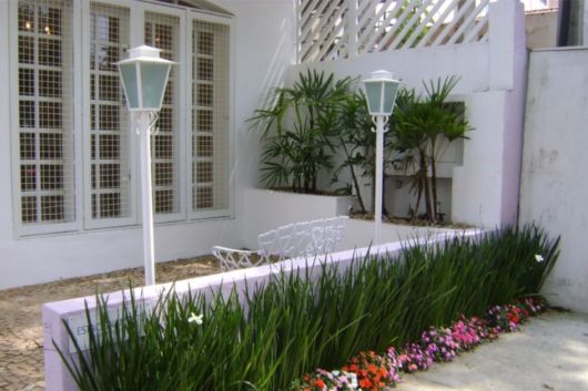 Jardins pequenos em entradas