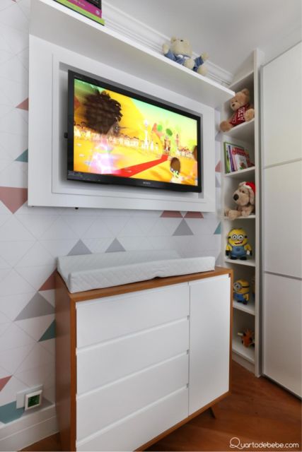 quarto de bebê pequeno