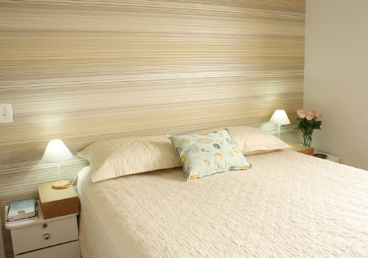 papel de parede para quarto pequeno