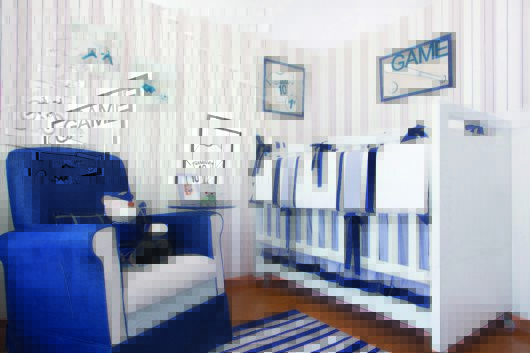 papel de parede para quarto de bebê masculino
