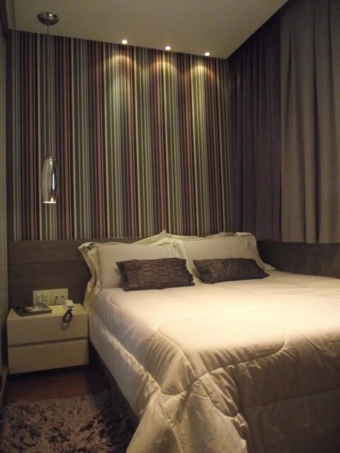 papel de parede para quarto pequeno