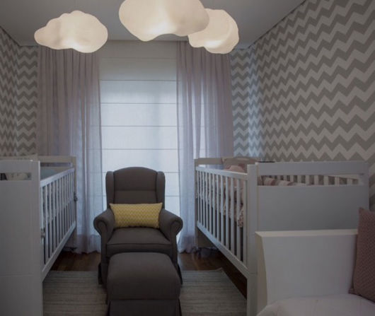 papel de parede para quarto pequeno