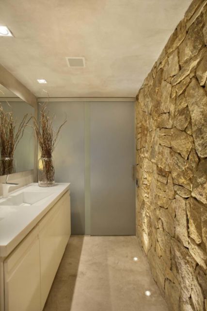 Pedras decorativas para banheiros