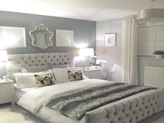 Quarto tumblr: cinza com espelhos