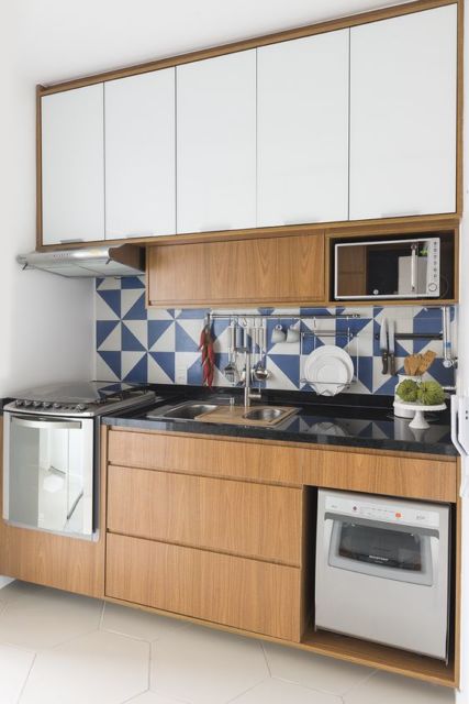 azulejo geométrico cozinha