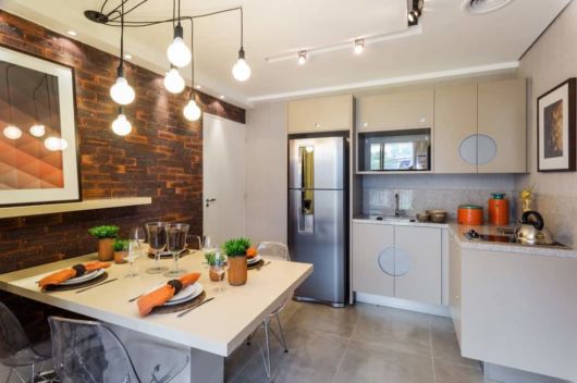 revestimento para cozinha tijolinho