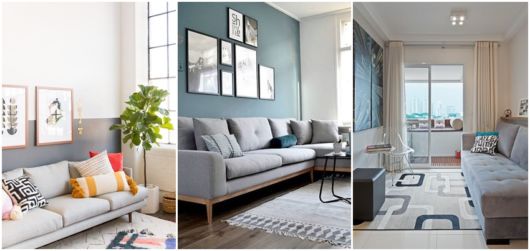 como usar sofá claro na decoração