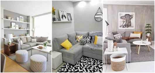 ideias com sofá de canto