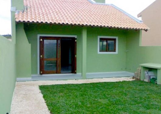 Casa simples verde