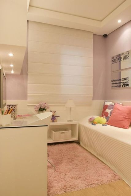 cortina persiana quarto feminino