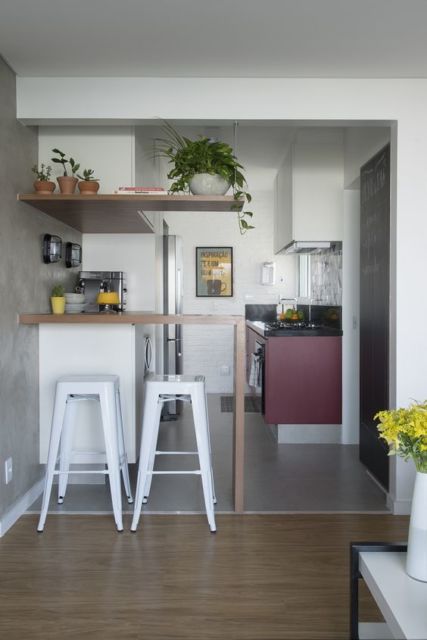 decoração simples cozinha americana