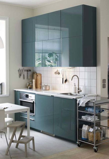 Modelo de cozinha sob medida em L