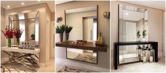 como usar espelho grande na decoração