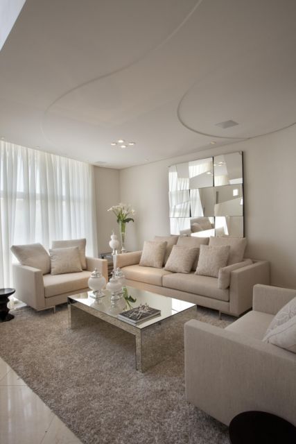 sala de estar clean e moderna