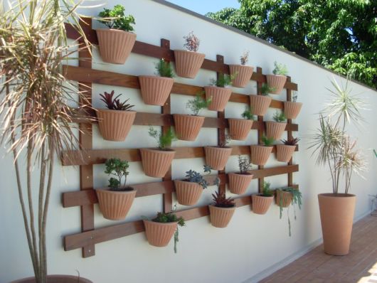 Jardim vertical: simples