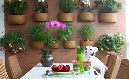 Jardim vertical: simples