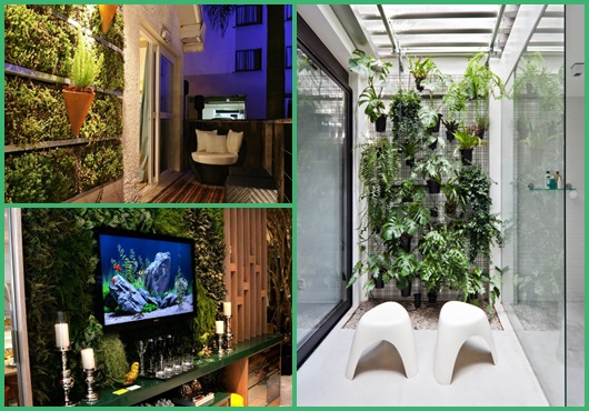 Jardim vertical: inspirações