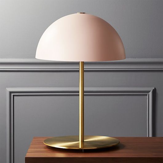 Luminária para quarto: abajur meia lua