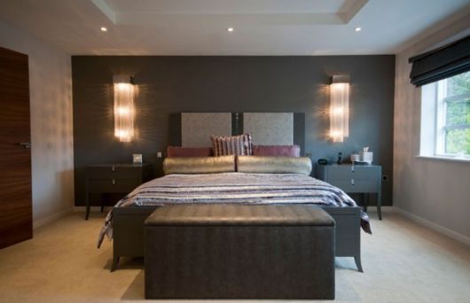 Luminária para quarto: luminária de parede grande