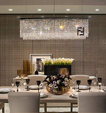 Lustre para sala de jantar: em cristal