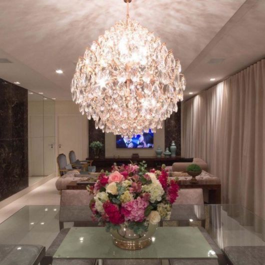 Lustre para sala de jantar: grande