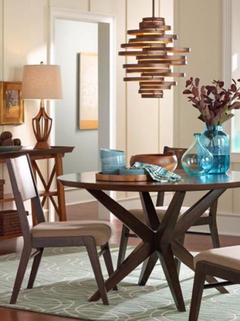 Lustre para sala de jantar: moderno marrom