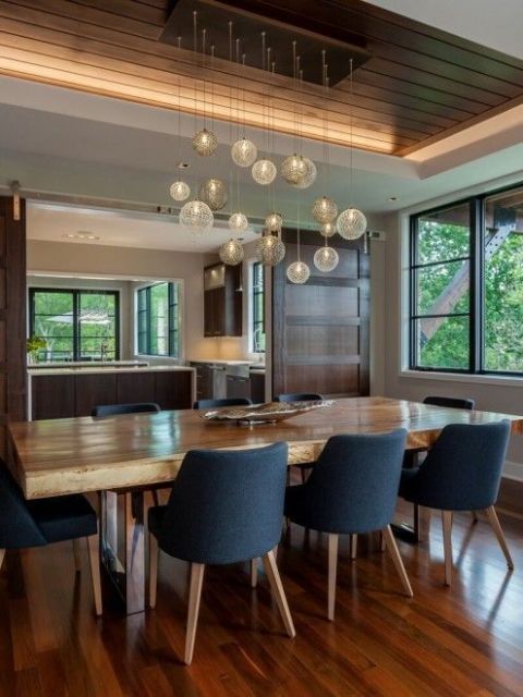 Lustre para sala de jantar: moderno