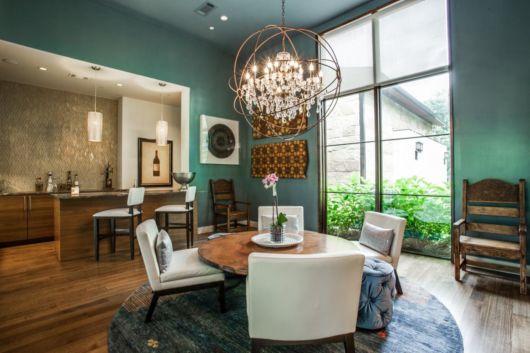 Lustre para sala de jantar: em cristal