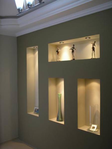 nichos de gesso