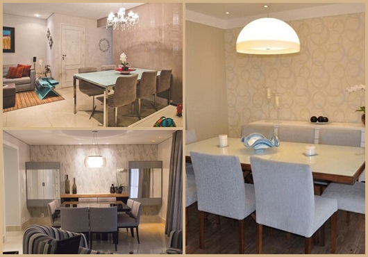 Papel de parede para sala de jantar: inspirações